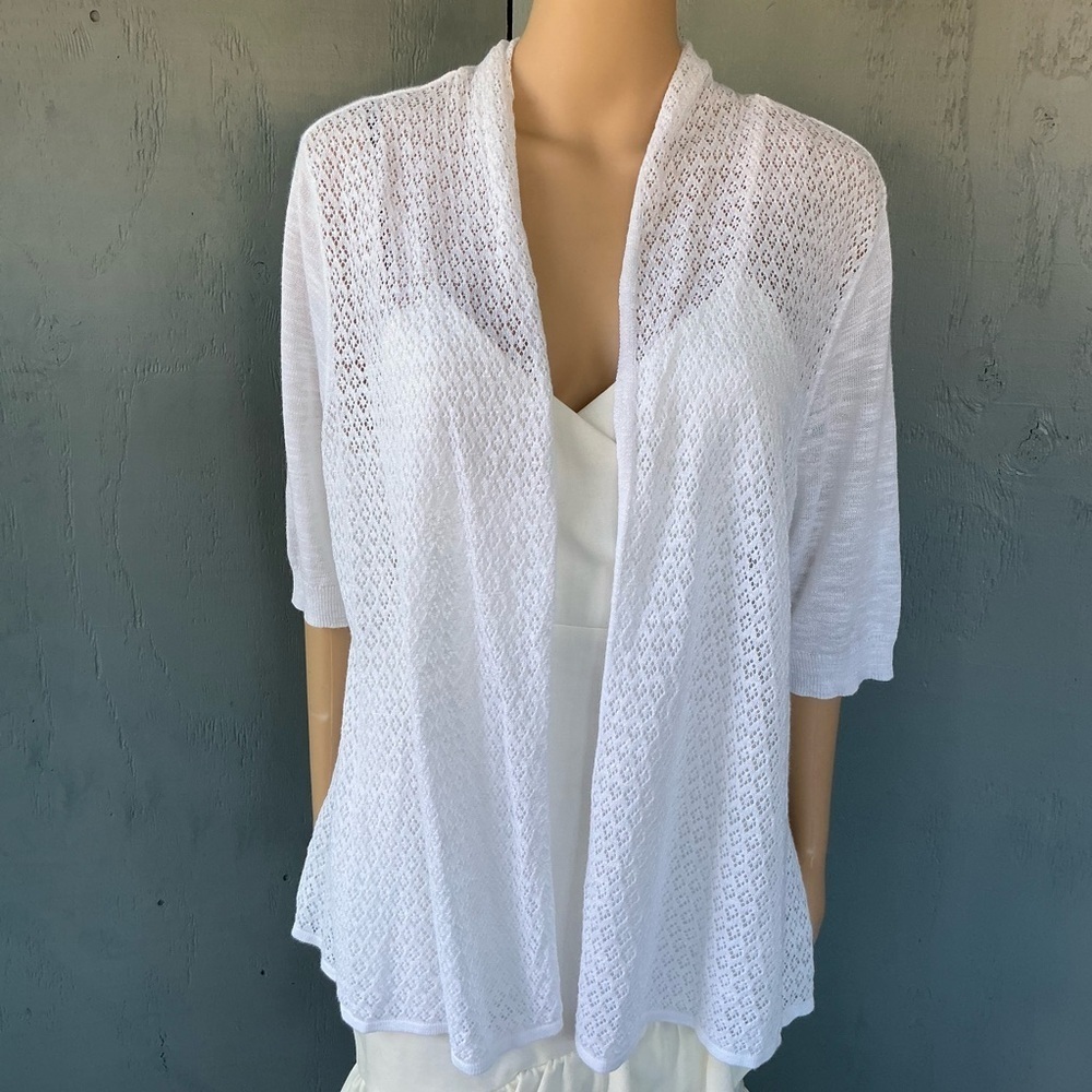Charter Club White Women's Swim Cover-Up Size Large NWT